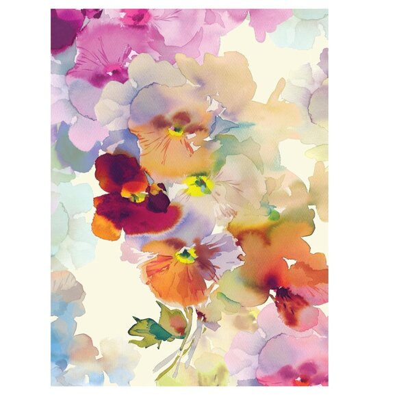 'PANSY DREAMS’ ARTISIAN PUZZLE 1000 PIECES - HELEN DEALTRY ANTHROPOLOGIE ARTIST - Picture 2 of 7